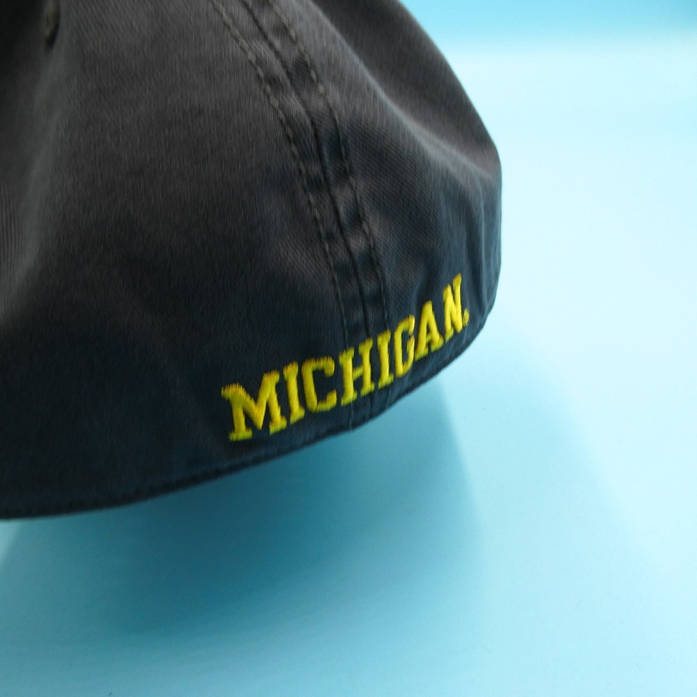 '47 Brand Hat Mens Large Franchise‎ Michigan Wolverines Navy Blue Cotton Fitted - Picture 6 of 9